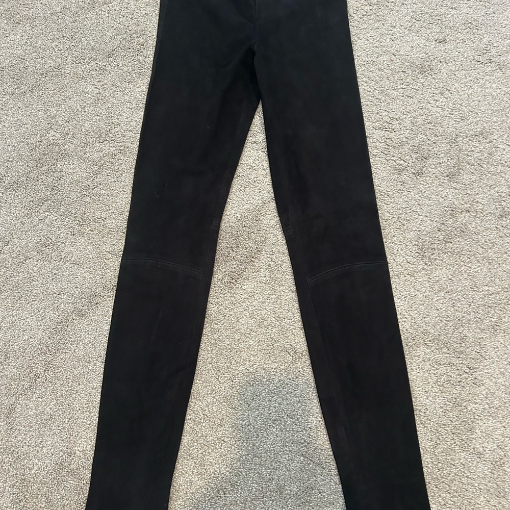 Vince brushed leather leggings